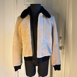 SAINT LAURENT - MENS SHEARLING TEDDY JACKET SZ 48